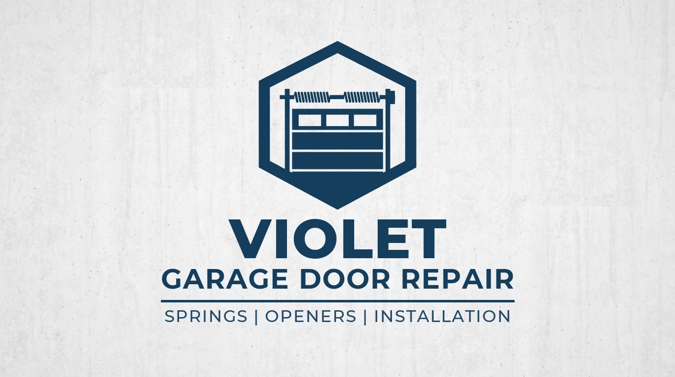 Violet Garage Door Repair Logo